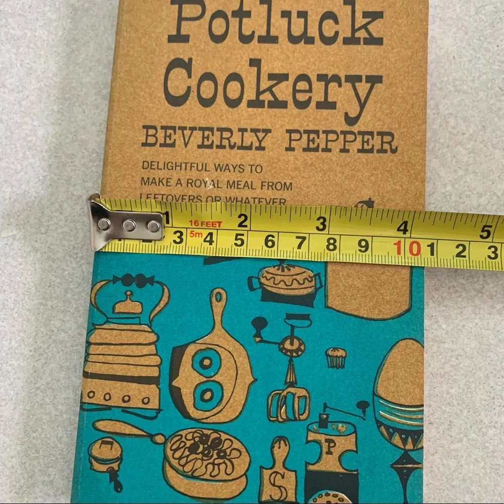 Vintage Potluck Cookery Paperback Book // Royal Meals From Leftovers // 1955